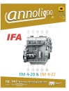 IFA Motorenwerke Nordhausen EM 4-20+EM 4-22 Bedienungsanleitung +  Bild-Ersatzteilliste - annoligno 141
